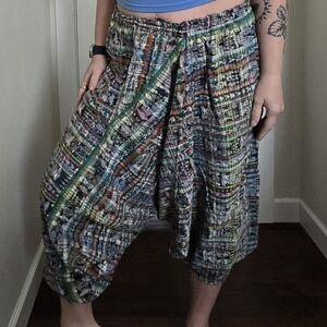 Colorful Patchwork Harem Pants
